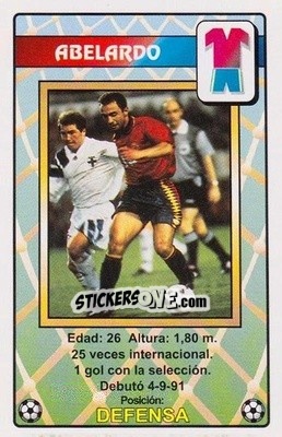 Sticker Abelardo - Juega con la Selección Española de fútbol 1996
 n. 5 - HERACLIO FOURNIER
