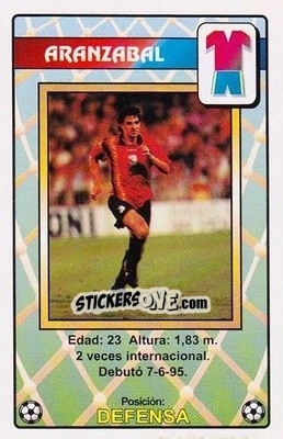 Sticker Aranzábal - Juega con la Selección Española de fútbol 1996
 n. 6 - HERACLIO FOURNIER
