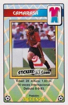 Sticker Camarasa - Juega con la Selección Española de fútbol 1996
 n. 9 - HERACLIO FOURNIER
