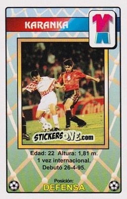 Sticker Karanka - Juega con la Selección Española de fútbol 1996
 n. 12 - HERACLIO FOURNIER
