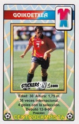 Sticker Goikoetxea - Juega con la Selección Española de fútbol 1996
 n. 16 - HERACLIO FOURNIER
