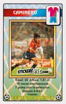 Sticker Caminero - Juega con la Selección Española de fútbol 1996
 n. 20 - HERACLIO FOURNIER
