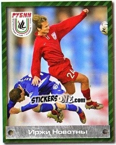 Sticker Иржи Новотны - Fc Rubin Kazan 2009 - Sportssticker