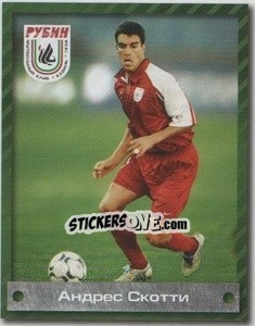 Figurina Андрес Скотти - Fc Rubin Kazan 2009 - Sportssticker