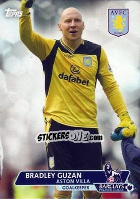 Cromo Bradley Guzan - Premier Gold 2013-2014 n. 6 - Topps