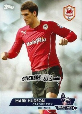Sticker Mark Hudson - Premier Gold 2013-2014 n. 11 - Topps
