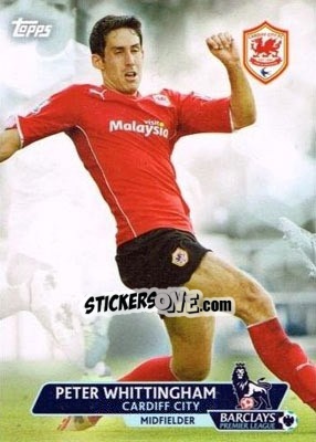 Sticker Peter Whittingham - Premier Gold 2013-2014 n. 12 - Topps