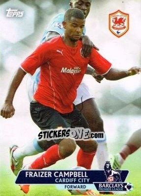 Sticker Fraizer Campbell - Premier Gold 2013-2014 n. 15 - Topps