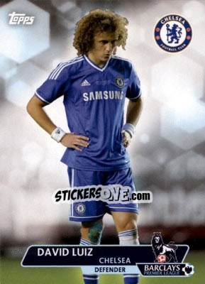Sticker David Luiz - Premier Gold 2013-2014 n. 16 - Topps