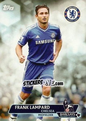 Sticker Frank Lampard - Premier Gold 2013-2014 n. 17 - Topps