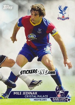Sticker Mile Jedinak - Premier Gold 2013-2014 n. 23 - Topps