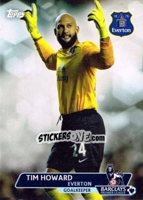 Sticker Tim Howard - Premier Gold 2013-2014 n. 26 - Topps