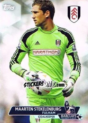 Sticker Maarten Stekelenburg - Premier Gold 2013-2014 n. 31 - Topps