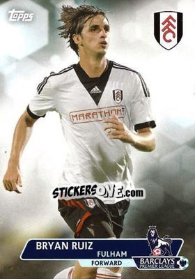 Sticker Bryan Ruiz - Premier Gold 2013-2014 n. 34 - Topps