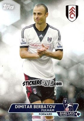 Sticker Dimitar Berbatov - Premier Gold 2013-2014 n. 35 - Topps