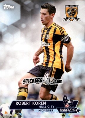Sticker Robert Koren - Premier Gold 2013-2014 n. 39 - Topps