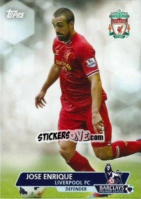 Figurina Jose Enrique - Premier Gold 2013-2014 n. 42 - Topps