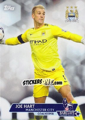 Sticker Joe Hart - Premier Gold 2013-2014 n. 46 - Topps