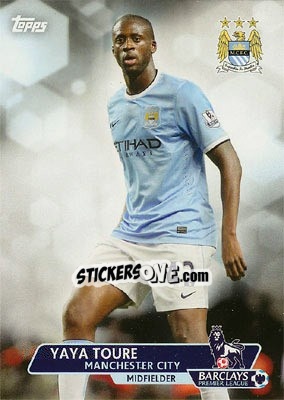 Sticker Yaya Toure - Premier Gold 2013-2014 - Topps