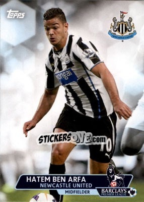 Sticker Hatem Ben Arfa - Premier Gold 2013-2014 n. 58 - Topps