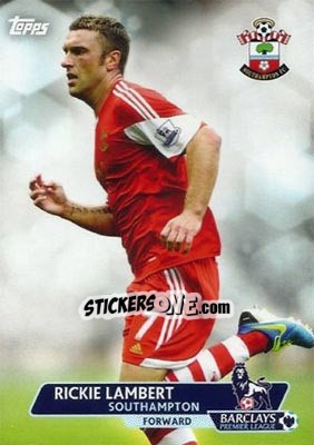 Sticker Rickie Lambert - Premier Gold 2013-2014 n. 70 - Topps