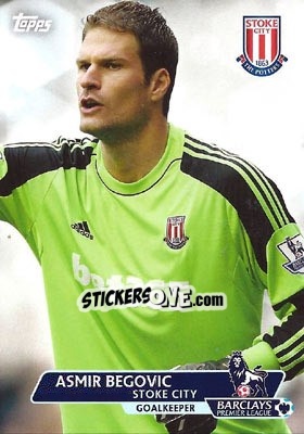 Sticker Asmir Begovic - Premier Gold 2013-2014 - Topps