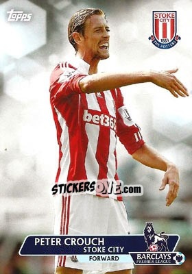 Sticker Peter Crouch - Premier Gold 2013-2014 n. 75 - Topps