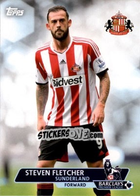 Sticker Steven Fletcher - Premier Gold 2013-2014 n. 80 - Topps