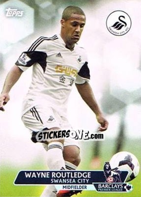 Sticker Wayne Routledge - Premier Gold 2013-2014 n. 83 - Topps