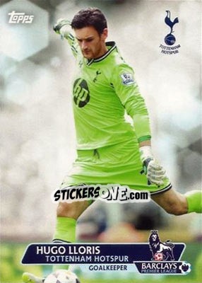 Sticker Hugo Lloris - Premier Gold 2013-2014 n. 86 - Topps