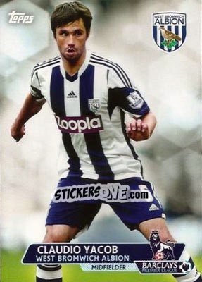Sticker Claudio Yacob - Premier Gold 2013-2014 n. 94 - Topps