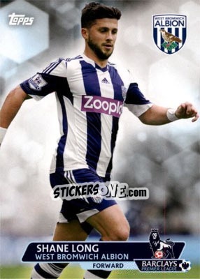 Sticker Shane Long - Premier Gold 2013-2014 n. 95 - Topps