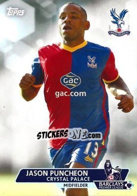 Sticker Jason Puncheon - Premier Gold 2013-2014 n. 121 - Topps