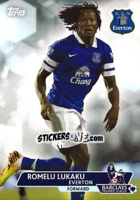 Sticker Romelu Lukaku - Premier Gold 2013-2014 n. 129 - Topps