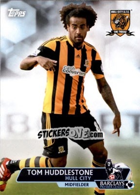 Sticker Tom Huddlestone - Premier Gold 2013-2014 n. 137 - Topps