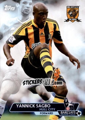 Sticker Yannick Sagbo - Premier Gold 2013-2014 n. 138 - Topps