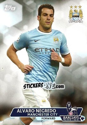 Sticker Alvaro Negredo - Premier Gold 2013-2014 - Topps