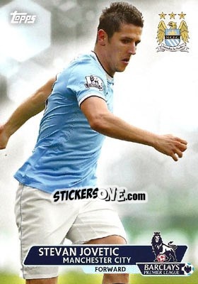 Sticker Stevan Jovetic - Premier Gold 2013-2014 - Topps