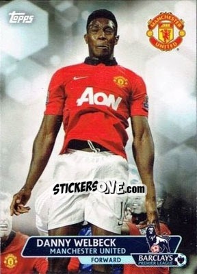 Sticker Danny Welbeck - Premier Gold 2013-2014 n. 153 - Topps