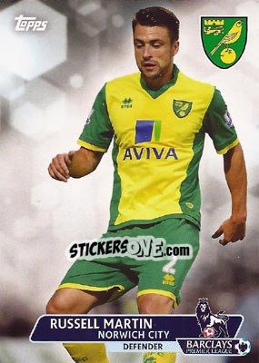 Sticker Russell Martin - Premier Gold 2013-2014 n. 160 - Topps