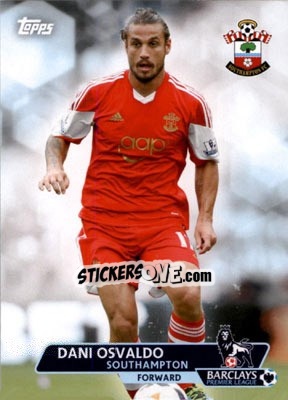 Cromo Pablo Osvaldo - Premier Gold 2013-2014 n. 165 - Topps