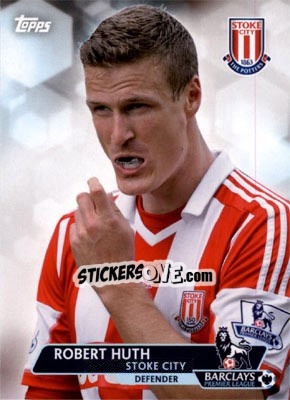 Sticker Robert Huth - Premier Gold 2013-2014 n. 169 - Topps