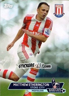 Sticker Matthew Etherington - Premier Gold 2013-2014 n. 170 - Topps
