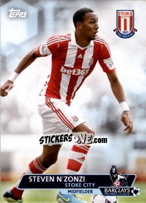 Sticker Steven N'Zonzi - Premier Gold 2013-2014 n. 171 - Topps