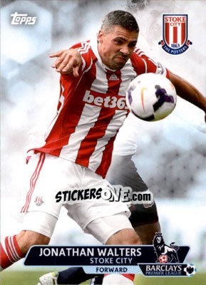 Sticker Jonathan Walters - Premier Gold 2013-2014 n. 173 - Topps