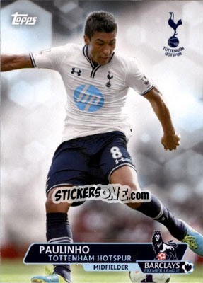Figurina Paulinho - Premier Gold 2013-2014 n. 186 - Topps