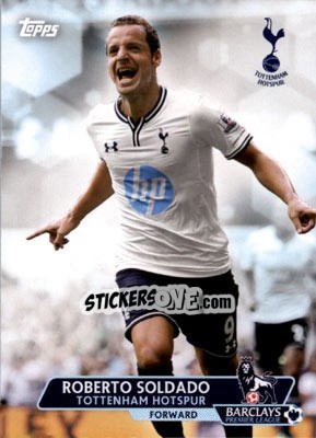 Cromo Roberto Soldado - Premier Gold 2013-2014 n. 188 - Topps