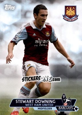 Sticker Stewart Downing - Premier Gold 2013-2014 n. 197 - Topps