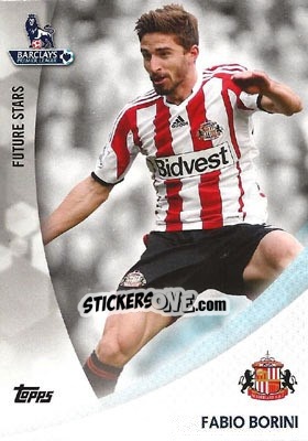 Sticker Fabio Borini - Premier Gold 2013-2014 n. FS-FB - Topps