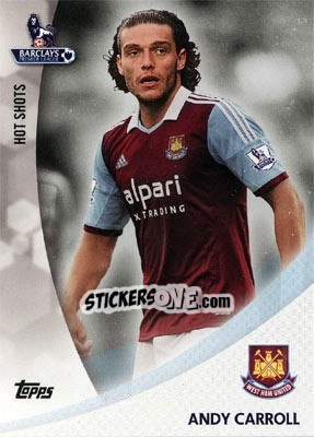 Sticker Andy Carroll - Premier Gold 2013-2014 n. HS-AC - Topps